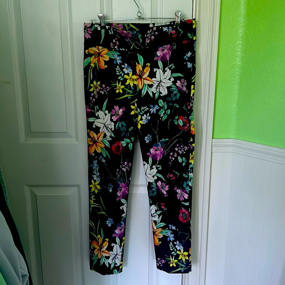 joseph ribkoff floral pants